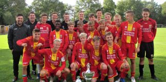 Giovanni van den Heuvel toernooi bij DVV Go-Ahead, winnaars Go Ahead Eagles JO-17